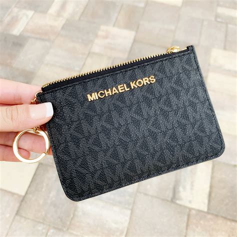 michael kors jet set coin purse|Michael Kors jet set pouch.